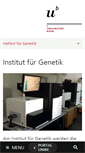 Mobile Screenshot of genetics.unibe.ch