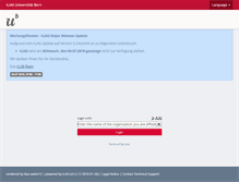 Tablet Screenshot of ilias.unibe.ch