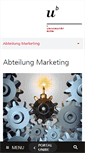 Mobile Screenshot of marketing.imu.unibe.ch