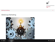 Tablet Screenshot of marketing.imu.unibe.ch