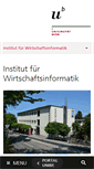 Mobile Screenshot of iwi.unibe.ch
