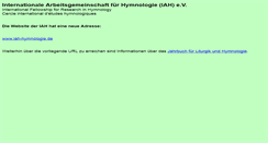 Desktop Screenshot of iah.unibe.ch
