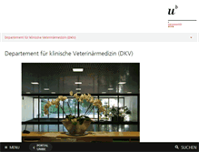 Tablet Screenshot of dkv.unibe.ch