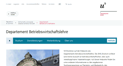 Desktop Screenshot of bwl.unibe.ch