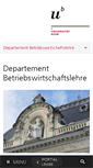Mobile Screenshot of bwl.unibe.ch