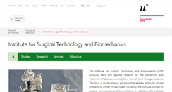 Desktop Screenshot of istb.unibe.ch