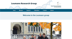 Desktop Screenshot of leumann.dcb.unibe.ch