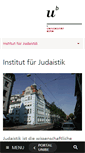 Mobile Screenshot of judaistik.unibe.ch