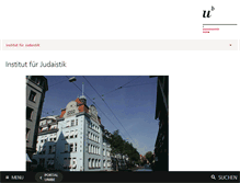 Tablet Screenshot of judaistik.unibe.ch