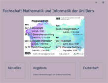 Tablet Screenshot of mib.unibe.ch