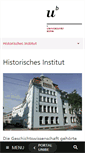 Mobile Screenshot of hist.unibe.ch