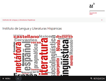 Tablet Screenshot of espanol.unibe.ch