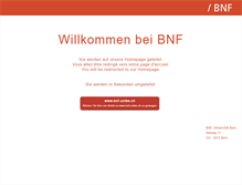 Tablet Screenshot of bn-forschung.unibe.ch