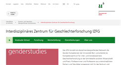 Desktop Screenshot of izfg.unibe.ch