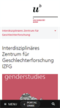 Mobile Screenshot of izfg.unibe.ch