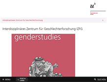 Tablet Screenshot of izfg.unibe.ch