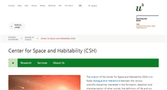 Desktop Screenshot of csh.unibe.ch