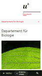 Mobile Screenshot of biology.unibe.ch