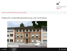 Tablet Screenshot of iuc.unibe.ch