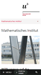 Mobile Screenshot of math.unibe.ch