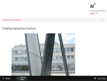 Tablet Screenshot of math.unibe.ch