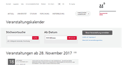 Desktop Screenshot of agenda.unibe.ch