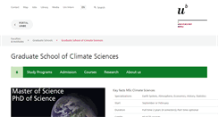 Desktop Screenshot of climatestudies.unibe.ch