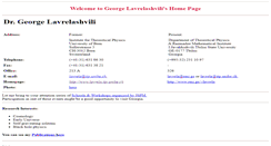 Desktop Screenshot of lavrela.itp.unibe.ch