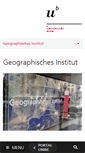 Mobile Screenshot of geography.unibe.ch